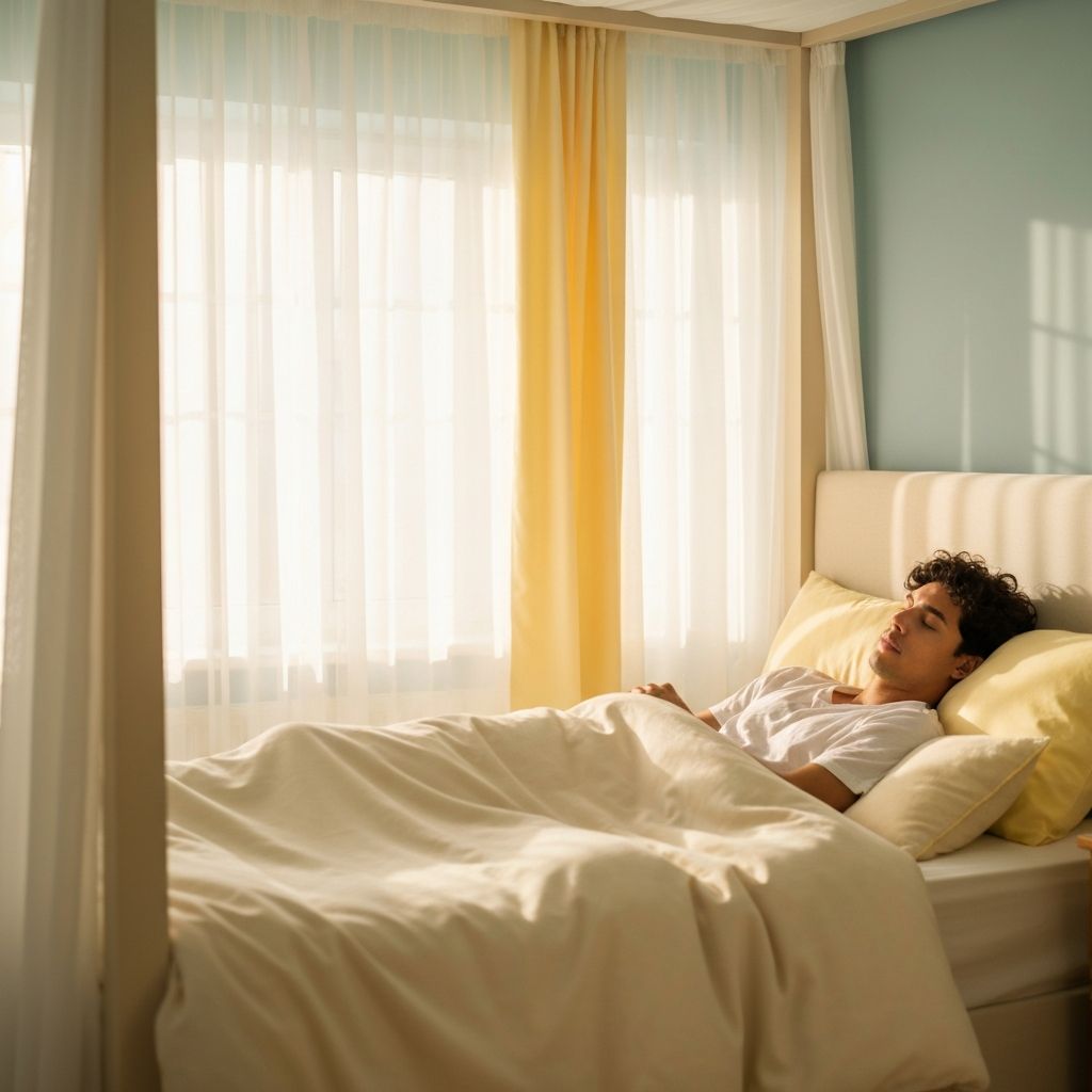 Peaceful rest and recovery scene